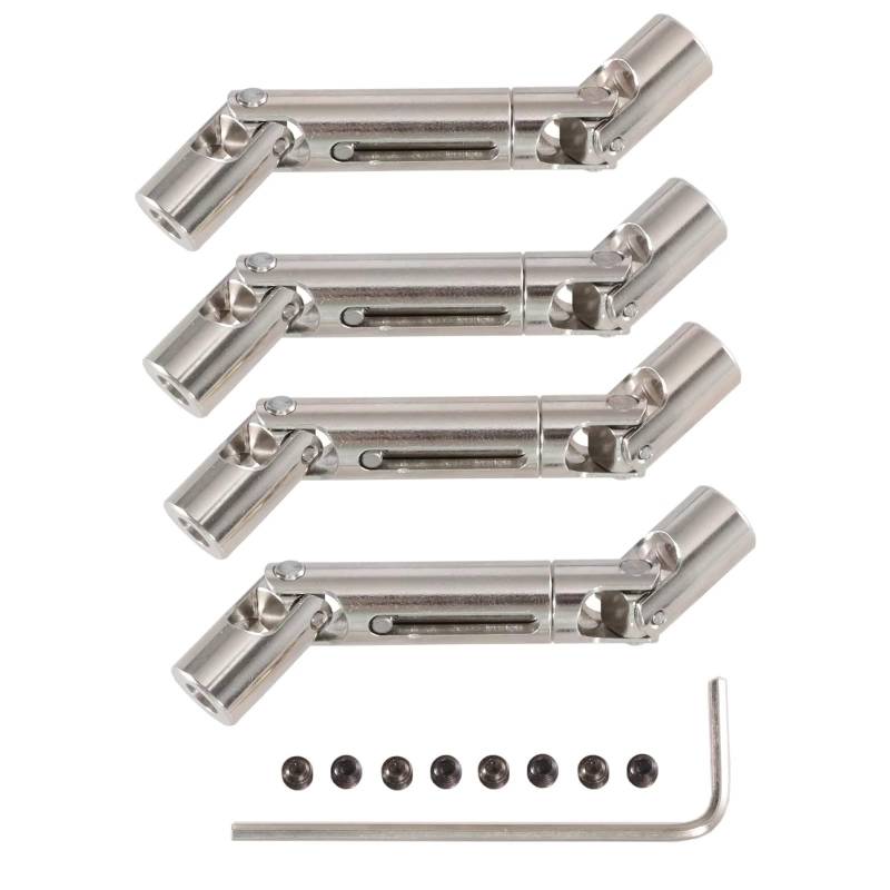 PLOQAZEH RC Car Upgrade Zubehör Für MN 1:12 2nd Für MN98 Für MN99s Stahl Antriebswelle 55-69mm Metall Antriebswelle Upgrade Zubehör Teile Teile Upgrade Und Ersatz(4pcs) von PLOQAZEH