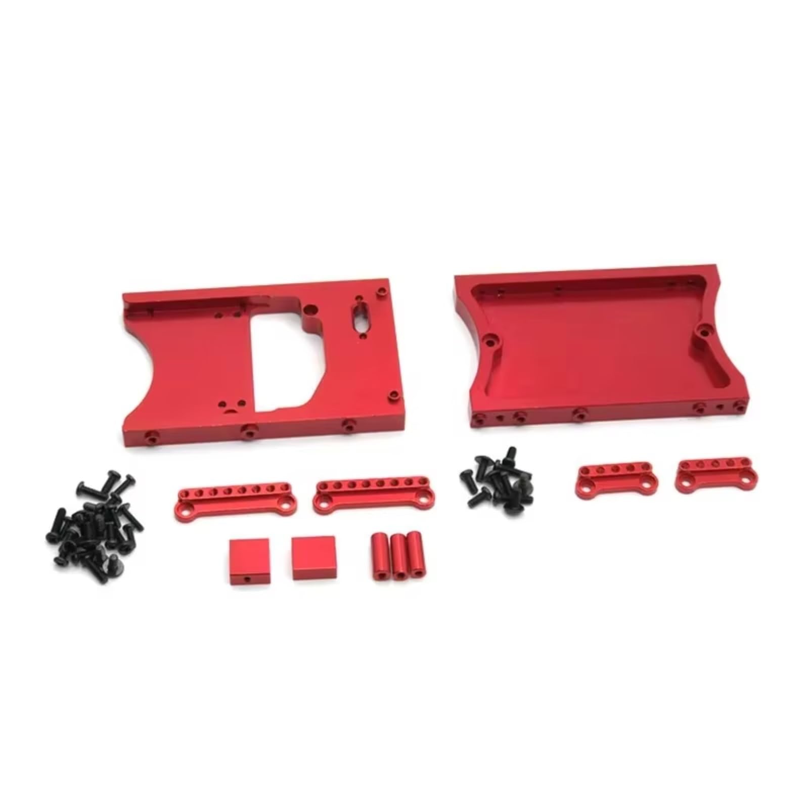 PLOQAZEH RC Car Upgrade Zubehör Für MN D90 D91 D96 Für MN98 99S Metall Schwanz Strahl Von Lenkgetriebe Kabine Fernbedienung Fahrzeug Upgrade Teile Ersatz Verwenden(Red) von PLOQAZEH