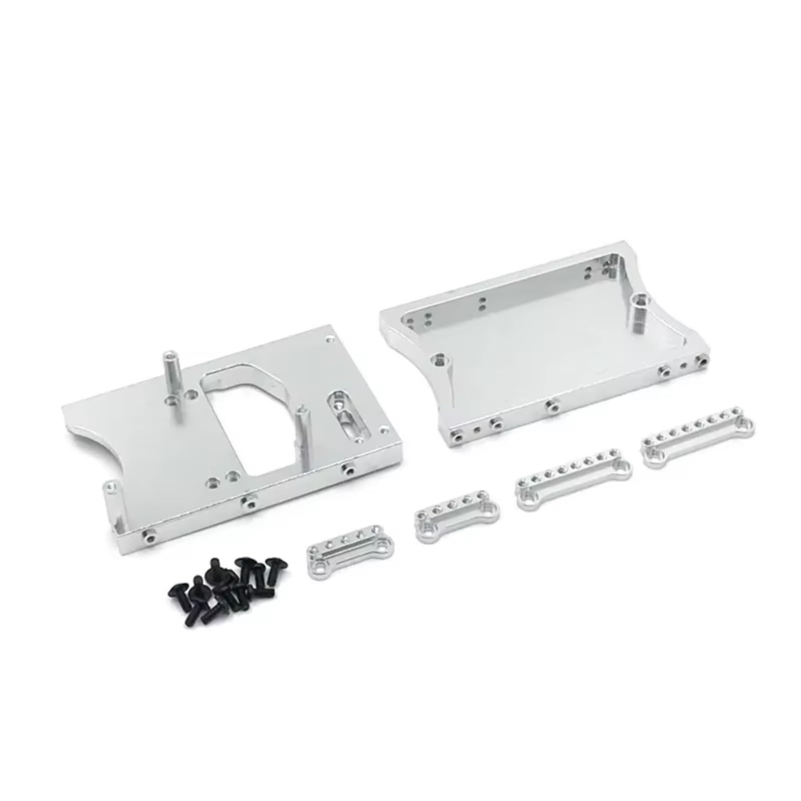 PLOQAZEH RC Car Upgrade Zubehör Für MN D90 D91 D96 Für MN98 99S Metall Schwanz Strahl Von Lenkgetriebe Kabine Fernbedienung Fahrzeug Upgrade Teile Ersatz Verwenden(Silver) von PLOQAZEH