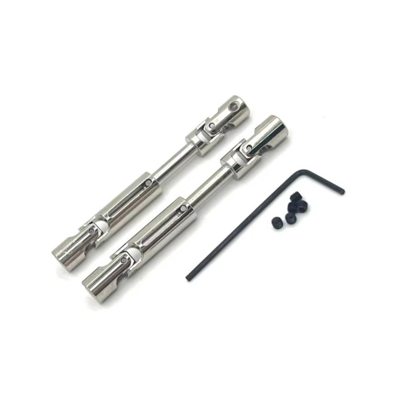 PLOQAZEH RC Car Upgrade Zubehör Für MN Für MN98 Für MN99S 1/12 Metall Vordere Und Hintere Antriebswelle Modell Fernbedienung Crawler Fahrzeug Upgrade Teile Zubehör von PLOQAZEH