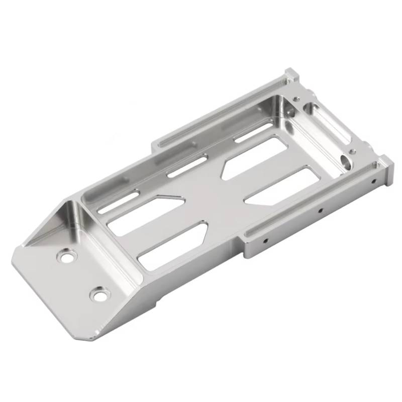 PLOQAZEH RC Car Upgrade Zubehör Für MN MN86 MN86S MN86KS Für MN128 4WD G500 1/12 Metall Upgrade Batterie Halterung Crawler Fernbedienung Auto Modifikation Ersatz Ersatzteile(Silver) von PLOQAZEH