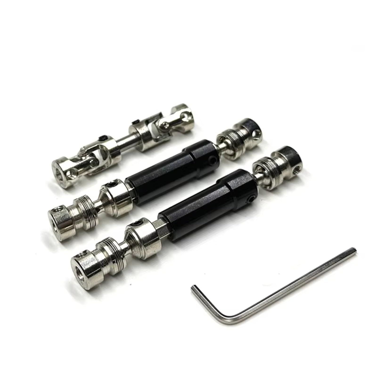 PLOQAZEH RC Car Upgrade Zubehör Für MN128 MN86 MN86S MN86K MN86KS Für MN G500 1/12 3 Stücke Metall Antriebswelle CVD Antriebswelle RC Auto Upgrade Teile Zubehör Ersatz Verwenden(Black) von PLOQAZEH