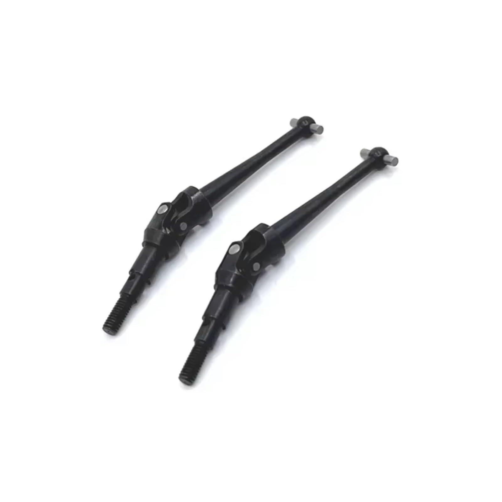 PLOQAZEH RC Car Upgrade Zubehör Für Mjx H16 16207 16208 16209 16210 14209 14210 1/16 2 Stücke Stahl Metall Antriebswelle CVD Antriebswelle RC Auto Upgrade Teile Zubehör Ersatz(Black) von PLOQAZEH