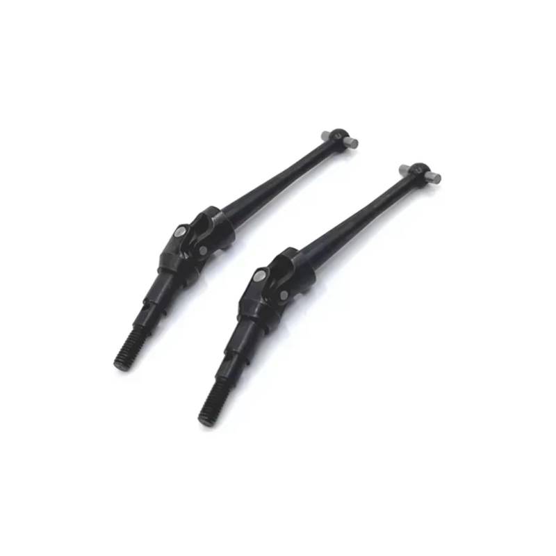 PLOQAZEH RC Car Upgrade Zubehör Für Mjx H16 16207 16208 16209 16210 14209 14210 1/16 2 Stücke Stahl Metall Antriebswelle CVD Antriebswelle RC Auto Upgrade Teile Zubehör Ersatz(Black) von PLOQAZEH
