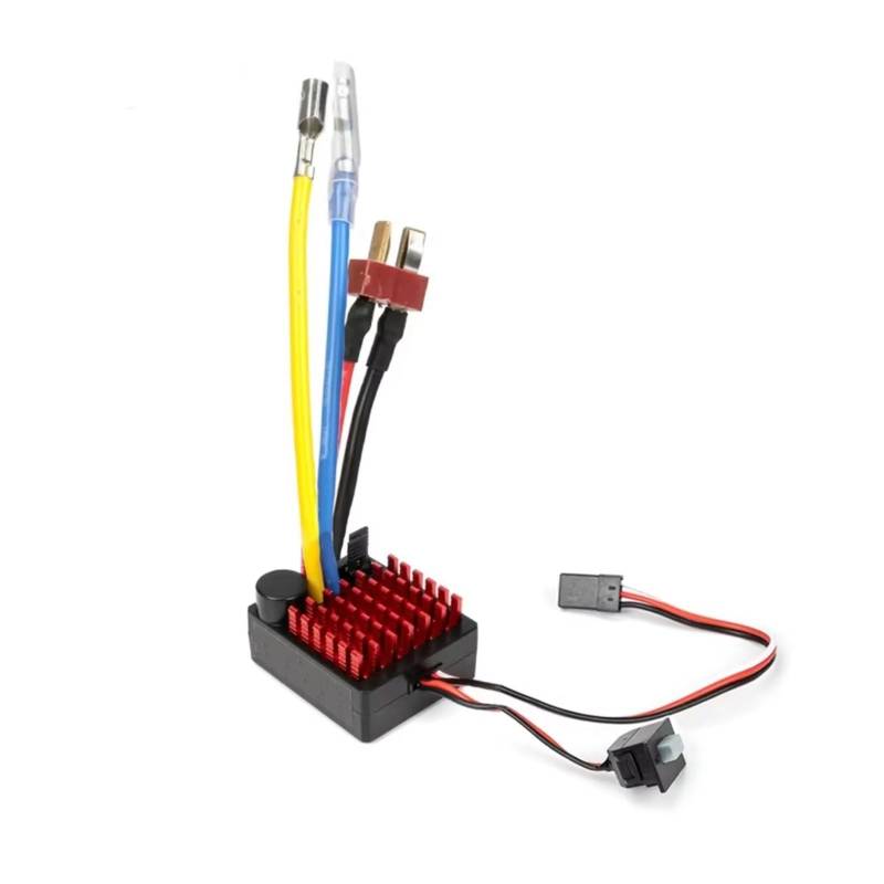 PLOQAZEH RC Car Upgrade Zubehör Für Scx10 Für Trx4 CC01 TF2 D90 1/10 Wasserdicht 60A ESC Gebürstet Elektronische Speed ​​Controller RC Auto von PLOQAZEH