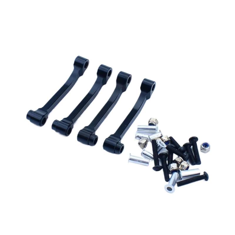 PLOQAZEH RC Car Upgrade Zubehör Für Tamiya Für Scania 770S R620 Für Volvo Für Benz Arocs 1/14 Metallaufhängung Spurstange U-Halterung Stoßdämpfer RC-Muldenkipper-Autoteile(E 4pcs) von PLOQAZEH