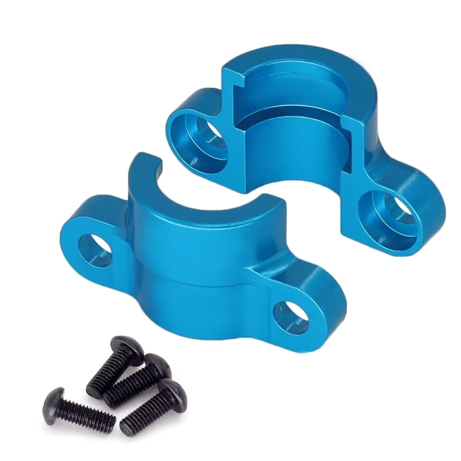 PLOQAZEH RC Car Upgrade Zubehör Für Tamiya Für TT-02 Metall Antriebswelle Dogbone Fest Mount Upgrade Zubehör(Blue) von PLOQAZEH