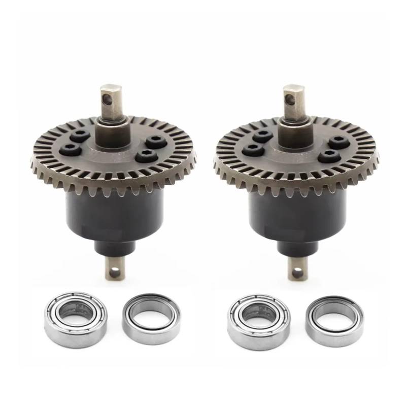 PLOQAZEH RC Car Upgrade Zubehör Für Traxxas Für Slash Für VXL 1/10 Vorder- Und Hinterachsdifferential Mit Lager RC-Auto-Upgrade-Zubehör Ersetzen Sie Ändernde Teile(2pcs) von PLOQAZEH