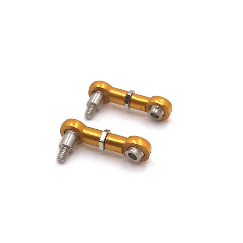 PLOQAZEH RC Car Upgrade Zubehör Für WLtoys 1/28 284131 K969 K979 K989 K999 P929 P939 Metall Verbesserte Lenkgestänge Fernbedienung Crawler Auto Teile Zubehör(Yellow) von PLOQAZEH