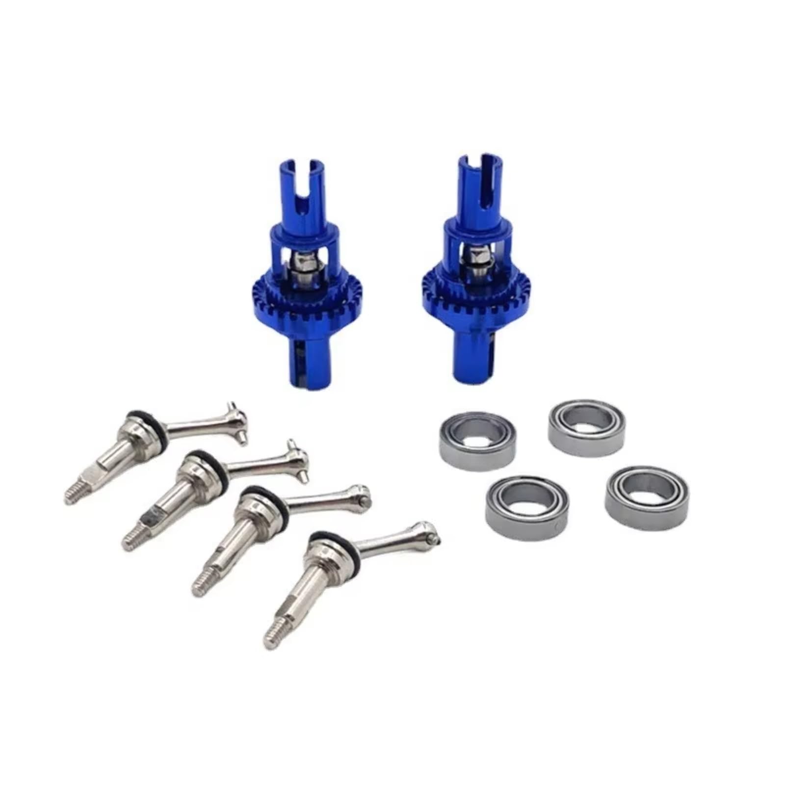 PLOQAZEH RC Car Upgrade Zubehör Für WLtoys 284131 K969 K979 K989 K999 P929 P939 1/28 Metall Ball Differential Erweiterte Antriebswelle RC Auto Upgrade Teile(Blue) von PLOQAZEH