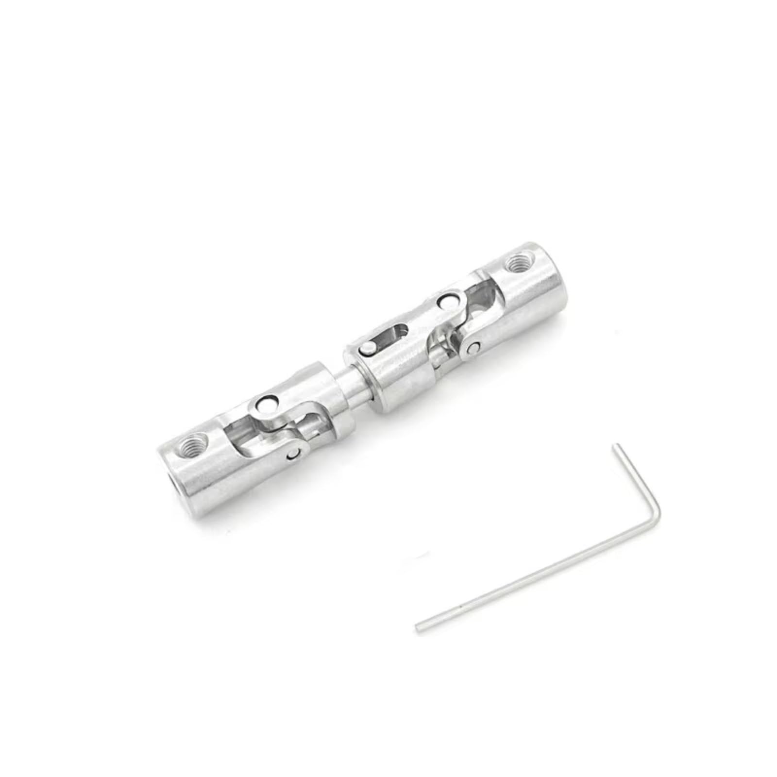 PLOQAZEH RC Car Upgrade Zubehör Für WPL 6WD B16 1/16 1Pcs Metall Stick Hinterachse Kit LKW Auto Für Antriebswelle Teile Ersatz Zubehör RC Ca(Silver,B) von PLOQAZEH