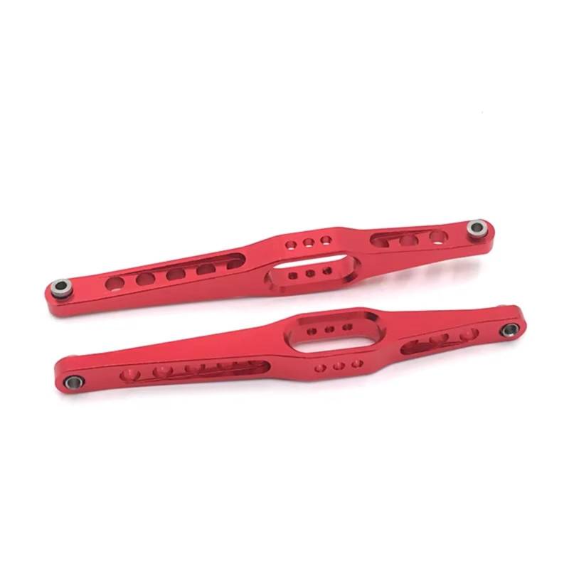 PLOQAZEH RC Car Upgrade Zubehör Für Wltoys 12423 12427 12428 12429 RC Auto Fernbedienung Auto Unterstützung Nach Dem Arm Metall Upgrade Teile Zubehör(Red) von PLOQAZEH