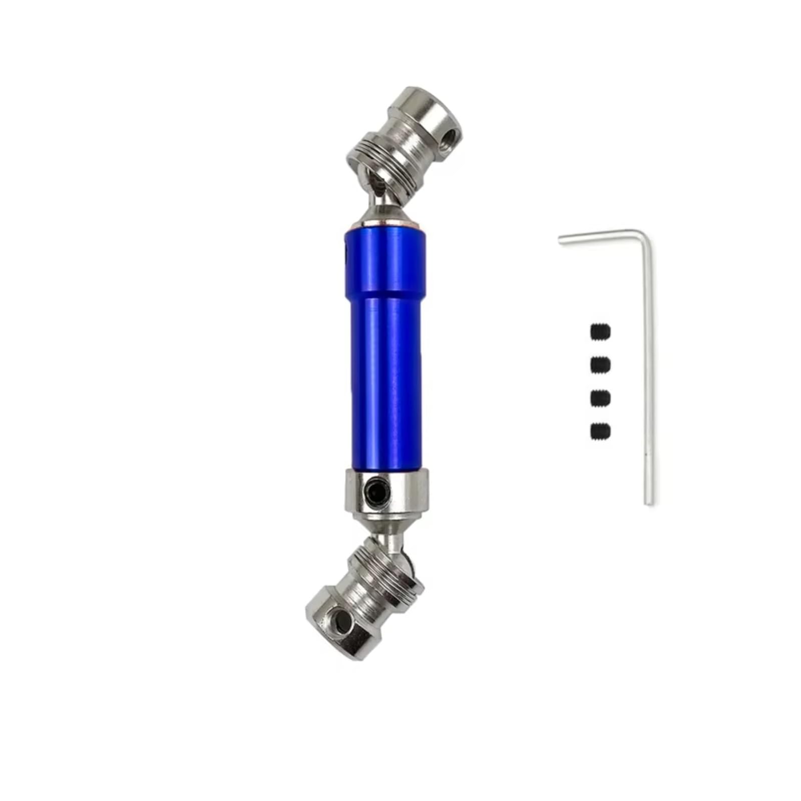 PLOQAZEH RC Car Upgrade Zubehör Für Wltoys 12427 12423 12428 12429 1/12 80mm-100mm Metall Hinten Antriebswelle RC Auto Upgrade Teile Zubehör(Deep Blue) von PLOQAZEH