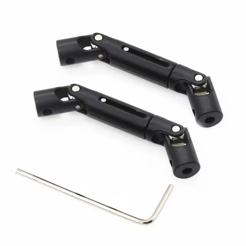 PLOQAZEH RC Car Upgrade Zubehör Für Wpl C14 C24 C34 Für MN D90 D99 D99S MN90 Für MN98 Für MN99S 2 Stücke Metall Antriebswelle Antriebswelle RC Auto Upgrades Teile Zubehör Ersatz(Black) von PLOQAZEH