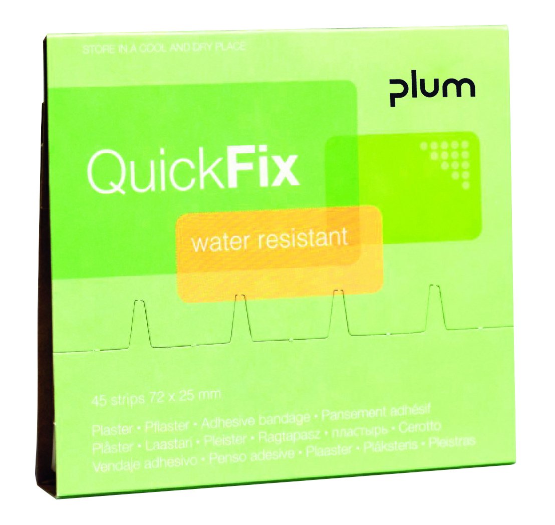 QuickFix,5511-2,Nachfüllpack AA8mit 45wasserfesten Pflasterstrips. von Plum