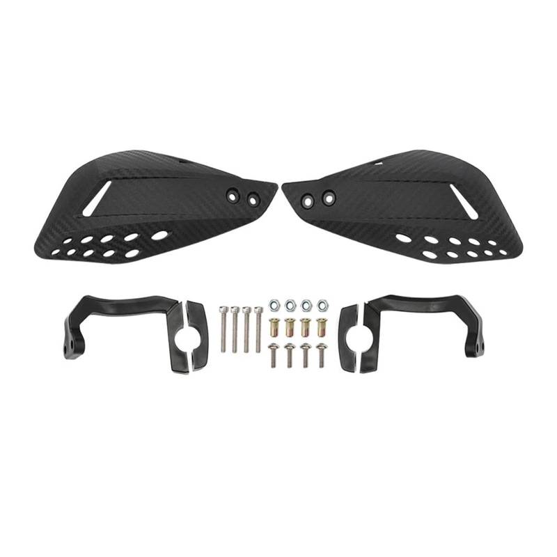 Motorrad Handschutz Carbon Black ABS Handprotektoren Schutz Für SurRon X Für Segway X260 Light Off-Road Motorrad Handschutz Lenker Handschützer von PLUT