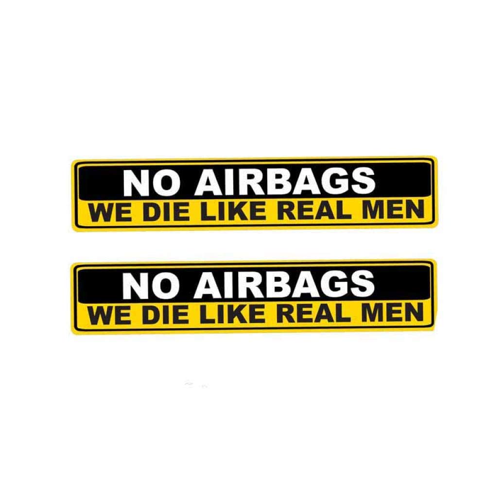 Autoaufkleber 2 Stück Autoaufkleber Warnkleber ohne Airbags als True Aufkleber in PVC 2 x 15 2 cm x 3 cm Autoaufkleber 2 Stück Autoaufkleber Warnkleber ohne Airbags als True Aufkleber in PVC 2 x 15 2 cm x 3 cm von PMSMT