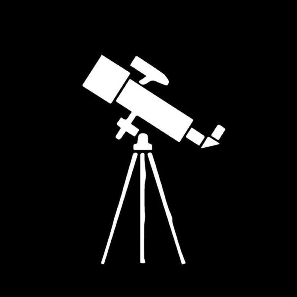 PMSMT 2 Stück Auto-Aufkleber, Labor-Display, Teleskop Astronomie Vinyl-Autoaufkleber Cartoon Simplicity schwarz/silber 10 cm x 14 ,7 cm Silber PMSMT 2 Stück Auto-Aufkleber, Labor-Display, Teleskop Astronomie Vinyl-Autoaufkleber Cartoon Simplicity schwarz/silber 10 cm x 14 ,7 cm Silber von PMSMT