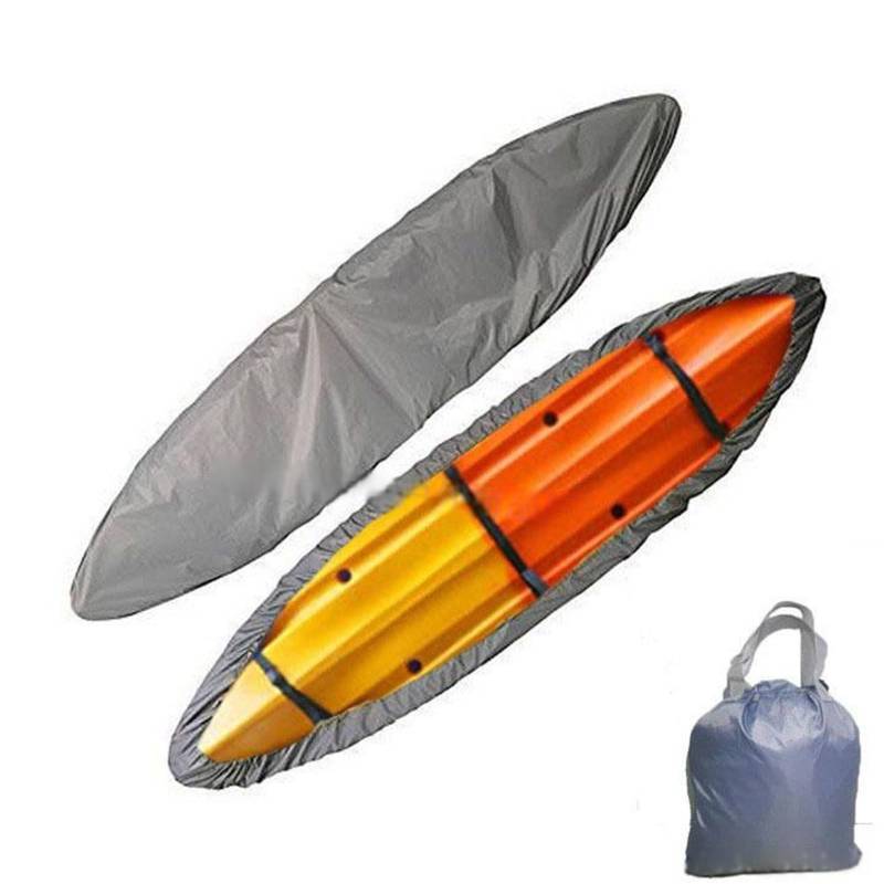Kajak Abdeckung Kanu Abdeckplanekanu Wasserdicht UV Schutz 420D Oxford Professionelle Universal Kajak Persenning Kanu Abdeckung Plane(Gray,for 10.1-11.4ft Kayak) von PMSPEMCMT