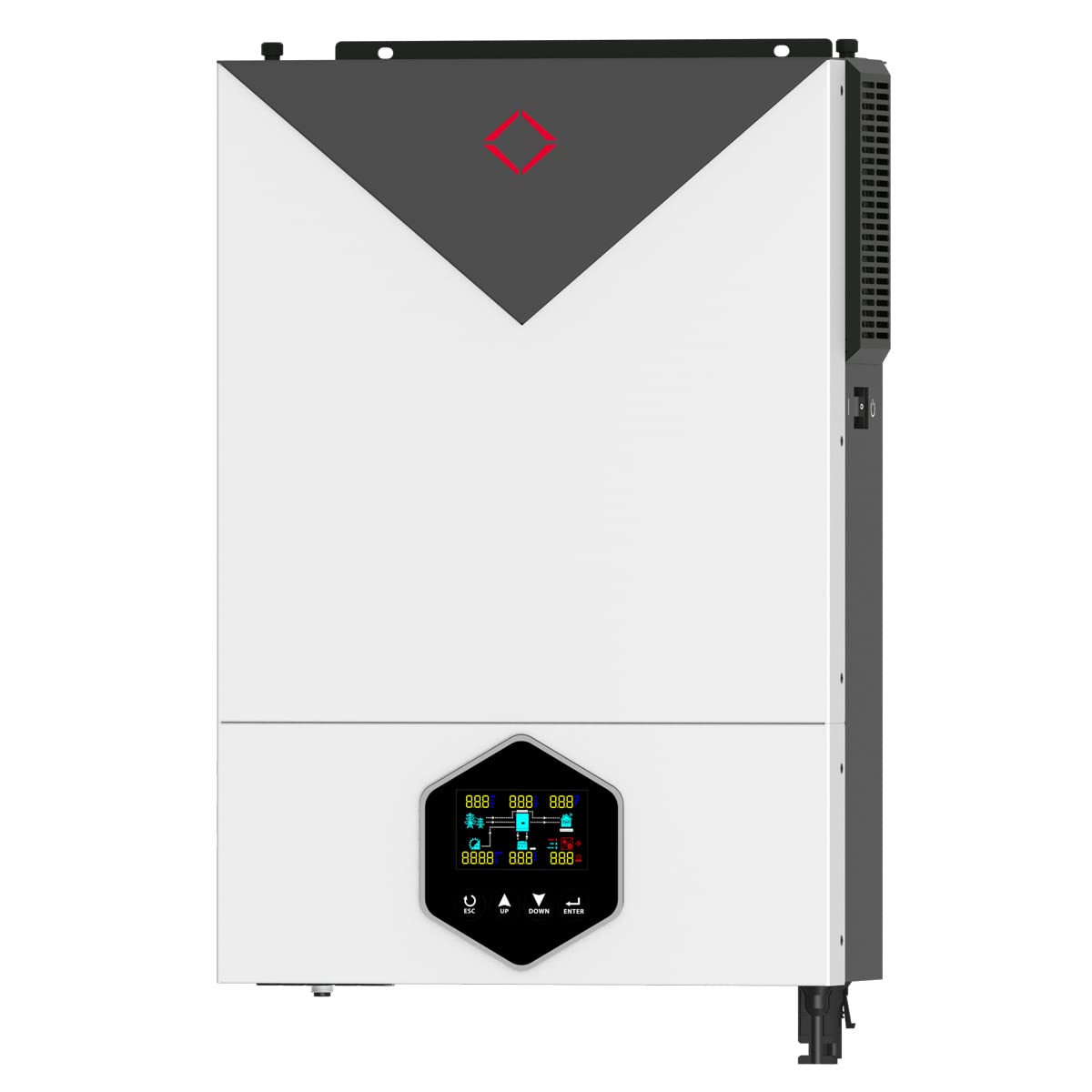 PMSUN 4.2KW offener/netzunabhängiger Solar-Hybrid-Wechselrichter 24VDC Reiner Sinus AC220V Ausgang MPPT 140A Solar-Ladegerät max PV-Leistung 6200W Eingang mit WiFi Kommunikation PMSUN 4.2KW offener/netzunabhängiger Solar-Hybrid-Wechselrichter 24VDC Reiner Sinus AC220V Ausgang MPPT 140A Solar-Ladegerät max PV-Leistung 6200W Eingang mit WiFi Kommunikation von PMSUN
