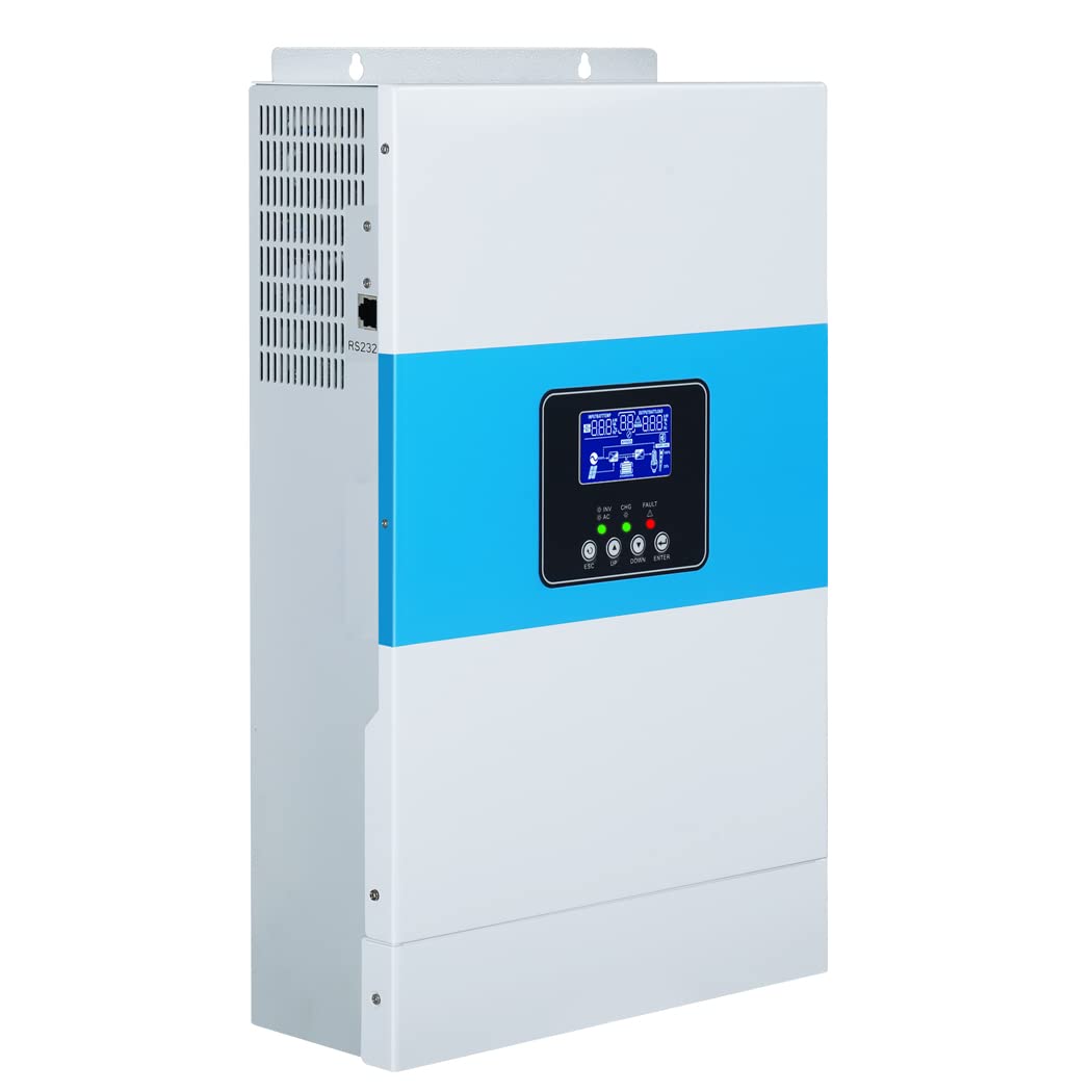 PMSUN 5.5KW Solar Hybrid Inverter 48VDC MPPT 100A Charger Max 500VDC PV Input 220VAC Off Grid Pure Sine Wave Inverter with WiFi Communication PMSUN 5.5KW Solar Hybrid Inverter 48VDC MPPT 100A Charger Max 500VDC PV Input 220VAC Off Grid Pure Sine Wave Inverter with WiFi Communication von PMSUN