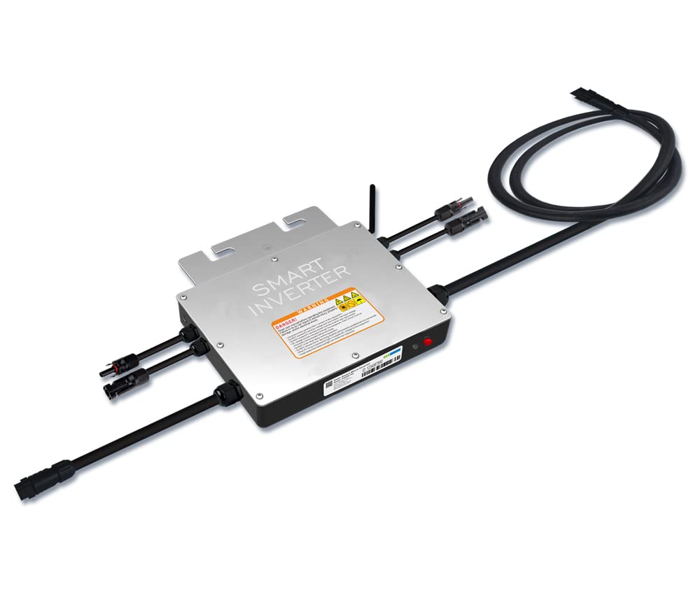 PMSUN 700W netzgekoppelter Mikro-Wechselrichter mit WiFi-Kommunikation wasserdicht MPPT stapelbar DC30-60V Solareingang AC220V Reiner Sinusausgang für 30V 36V PV-Module PMSUN 700W netzgekoppelter Mikro-Wechselrichter mit WiFi-Kommunikation wasserdicht MPPT stapelbar DC30-60V Solareingang AC220V Reiner Sinusausgang für 30V 36V PV-Module von PMSUN