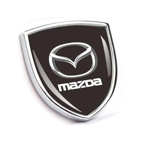 Auto Emblem Aufkleber für Mazda CX7 CX5 CX9 CX-5 CX3 MX-5, Chrom Dekoration Aufkleber für Frontgrill Karosserie Kofferraum, 3D Badge Zeichen Symbol Autoaufkleber Auto Emblem Aufkleber für Mazda CX7 CX5 CX9 CX-5 CX3 MX-5, Chrom Dekoration Aufkleber für Frontgrill Karosserie Kofferraum, 3D Badge Zeichen Symbol Autoaufkleber von PMYJGSA