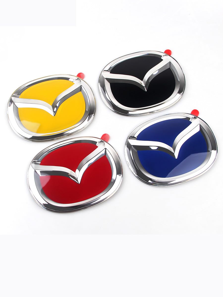 Auto Emblem Aufkleber für Mazda M3 M5 M6 M7 Ruiyi, Chrom Dekoration Aufkleber für Frontgrill Karosserie Kofferraum, 3D Badge Zeichen Symbol Autoaufkleber Auto Emblem Aufkleber für Mazda M3 M5 M6 M7 Ruiyi, Chrom Dekoration Aufkleber für Frontgrill Karosserie Kofferraum, 3D Badge Zeichen Symbol Autoaufkleber von PMYJGSA