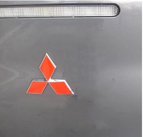 Auto Emblem Aufkleber für Mitsubishi Evo, Chrom Dekoration Aufkleber für Frontgrill Karosserie Kofferraum, 3D Badge Zeichen Symbol Autoaufkleber Auto Emblem Aufkleber für Mitsubishi Evo, Chrom Dekoration Aufkleber für Frontgrill Karosserie Kofferraum, 3D Badge Zeichen Symbol Autoaufkleber von PMYJGSA