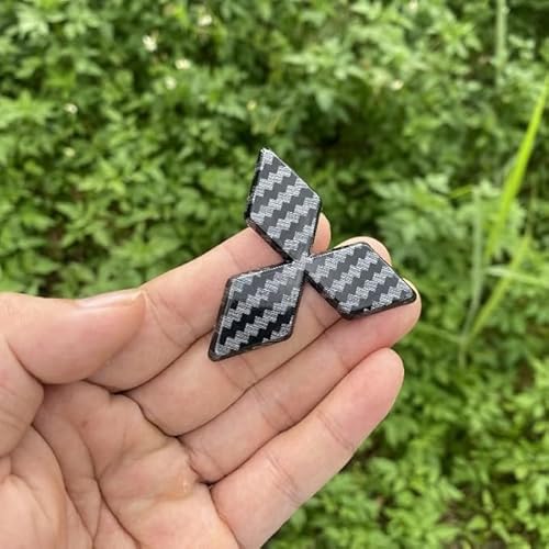 Auto Emblem Aufkleber für Mitsubishi Evo Grandi Pajero, Chrom Dekoration Aufkleber für Frontgrill Karosserie Kofferraum, 3D Badge Zeichen Symbol Autoaufkleber, B Auto Emblem Aufkleber für Mitsubishi Evo Grandi Pajero, Chrom Dekoration Aufkleber für Frontgrill Karosserie Kofferraum, 3D Badge Zeichen Symbol Autoaufkleber, B von PMYJGSA