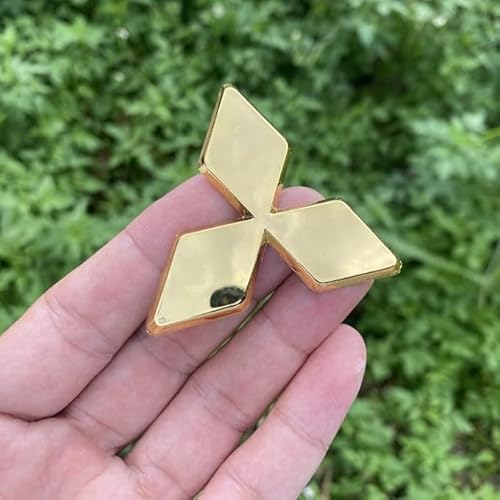 Auto Emblem Aufkleber für Mitsubishi Evo Grandi Pajero, Chrom Dekoration Aufkleber für Frontgrill Karosserie Kofferraum, 3D Badge Zeichen Symbol Autoaufkleber, C Auto Emblem Aufkleber für Mitsubishi Evo Grandi Pajero, Chrom Dekoration Aufkleber für Frontgrill Karosserie Kofferraum, 3D Badge Zeichen Symbol Autoaufkleber, C von PMYJGSA
