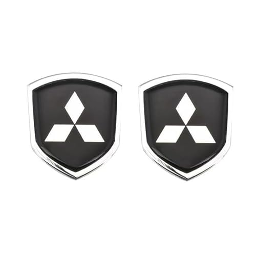 Auto Emblem Aufkleber für Mitsubishi L200, Chrom Dekoration Aufkleber für Frontgrill Karosserie Kofferraum, 3D Badge Zeichen Symbol Autoaufkleber, B von PMYJGSA