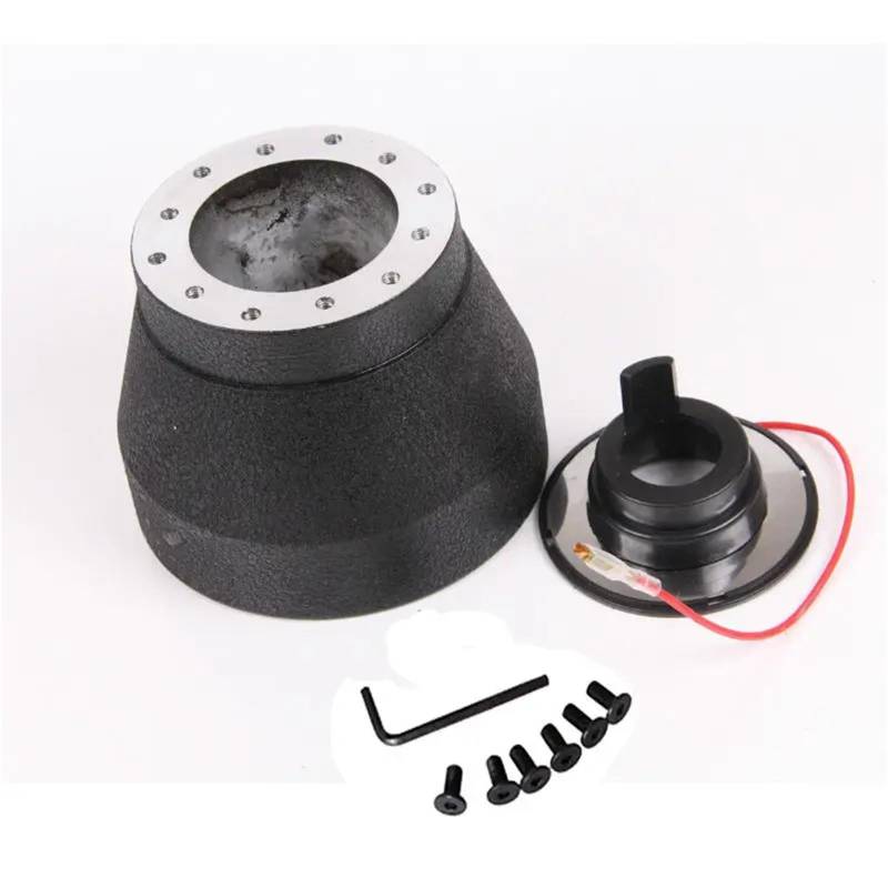 PNBVW 17,5 mm Durchmesser, schwarzer Racing-Lenkradnaben-Lenkradadapter for BB//M//W 3er-Serie 82 83 84 85 86 87 88 89 90 91 von PNBVW