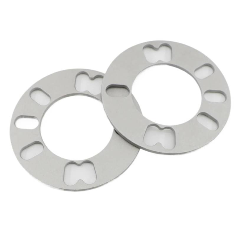 PNBVW 2 Stück 3/5 mm Universal-Rad-Abstandshalter-Adapter PCD 4/5 Lugs von 98 mm bis 120 mm ID 77 mm OD 143 mm(5MM) von PNBVW