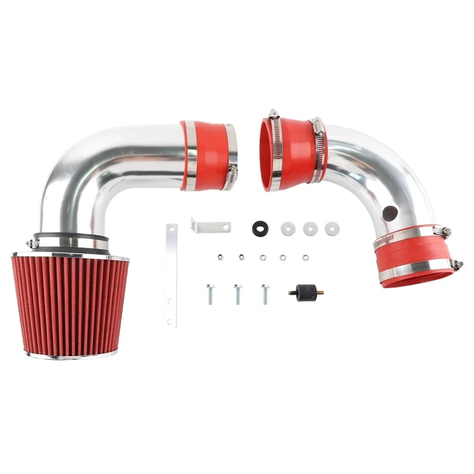 PNBVW Luftansaugsystem, Kaltlufteinlass-Set und roter Filter, rot, schwarz, Aluminium for 96–04 C//h//e//v//y S10 B//l//a//z//e//r G//M//CJ//i//m//m//y 4,3 l V6(Red) von PNBVW