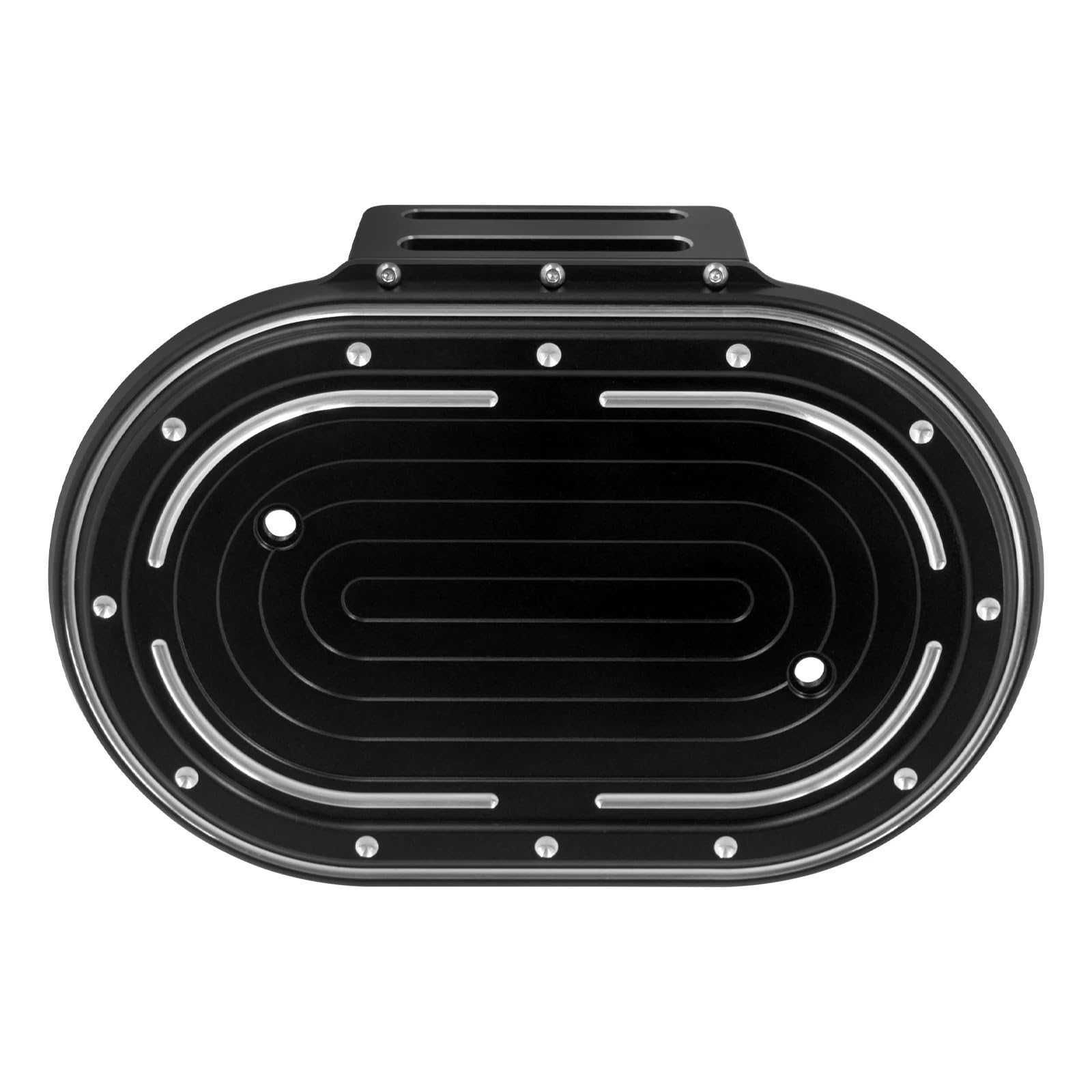 PNBVW Motorrad-Luftfilter-Trimmabdeckung for H//a//r//l//e//y M8 114 Motor T//o//u//r//i//n//g Road King FLHR 2017-Up Softail Breakout FXBRS 2018-Up Ovale Kappe(Airbox Cover A) von PNBVW