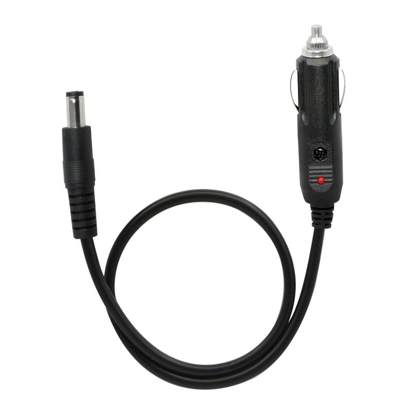 PNGKNYOCN Kfz-Ladegerät, 12 V Gleichstrom, 18 AWG-Kabel, DC 5,5 mm x 2,5 mm auf Zigarettenanzünder-Stecker, Auto-Zigarettenanzünder-Kabel für Kamera, CCTV, Auto-Kühlschrank (0,5 m) von PNGKNYOCN