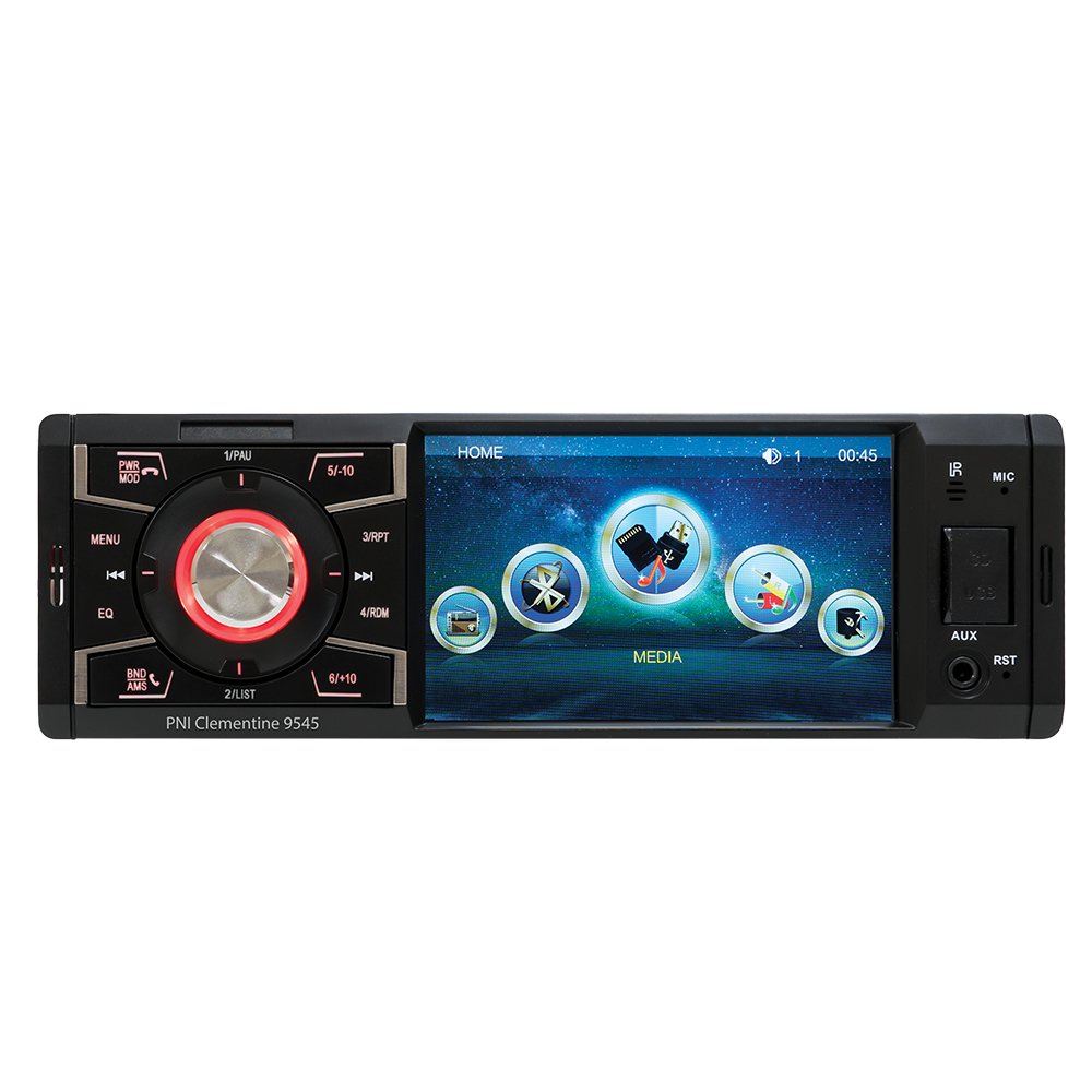 Auto Stereo Auto MP5 Player PNI Clementine 9545 1DIN 4 Zoll Display, 50W x 4, Bluetooth, UKW-Radio, SD und USB, 2 Cinch-Video IN/Out Auto Stereo Auto MP5 Player PNI Clementine 9545 1DIN 4 Zoll Display, 50W x 4, Bluetooth, UKW-Radio, SD und USB, 2 Cinch-Video IN/Out von PNI