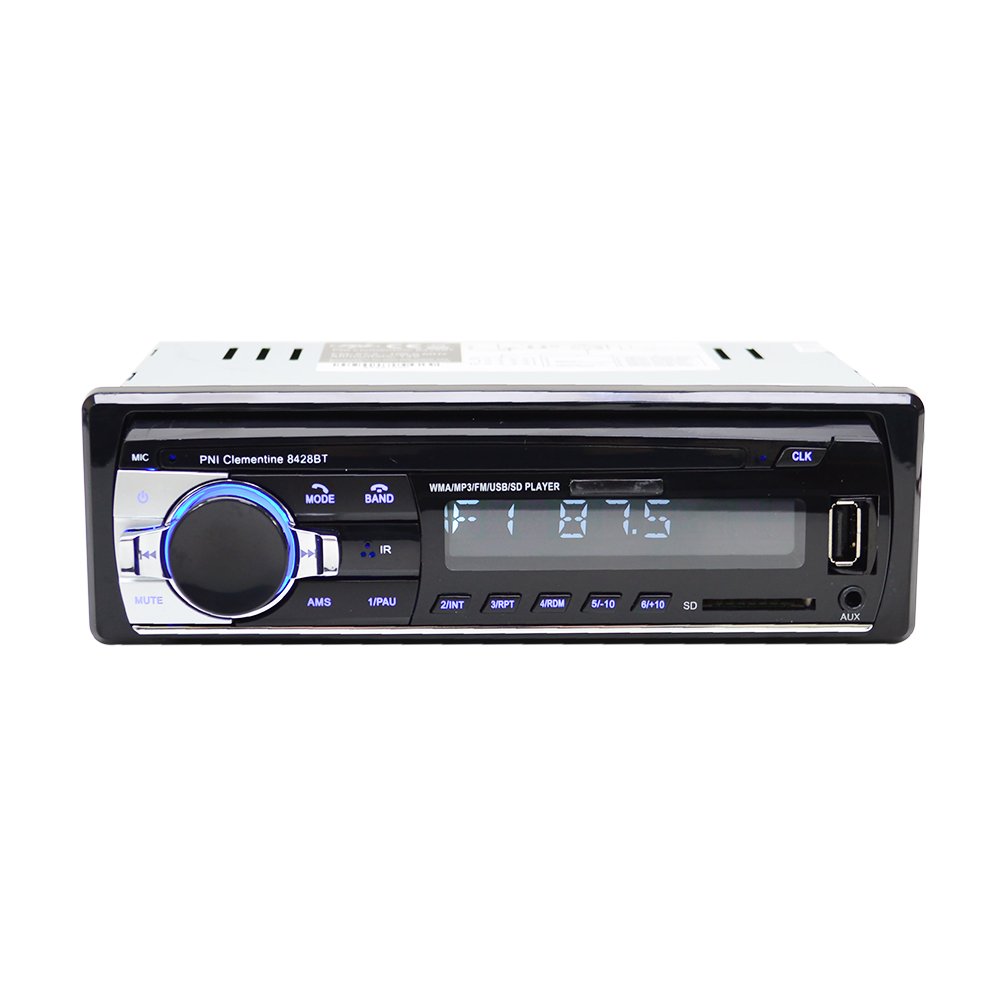 Bluetooth Autoradio, Digitaler Media Player PNI-8428BT, 4 x 45 W Car Audio FM Radio, Auto MP3 Player USB/SD/AUX-Freisprechfunktion mit drahtloser Fernbedienung Schwarz Bluetooth Autoradio, Digitaler Media Player PNI-8428BT, 4 x 45 W Car Audio FM Radio, Auto MP3 Player USB/SD/AUX-Freisprechfunktion mit drahtloser Fernbedienung Schwarz von PNI