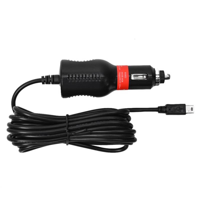 Auto-Ladegerät, Mini-USB-Netzteil 12V / 24V - 5V / 1A, 3,5 m Kabel von PNI