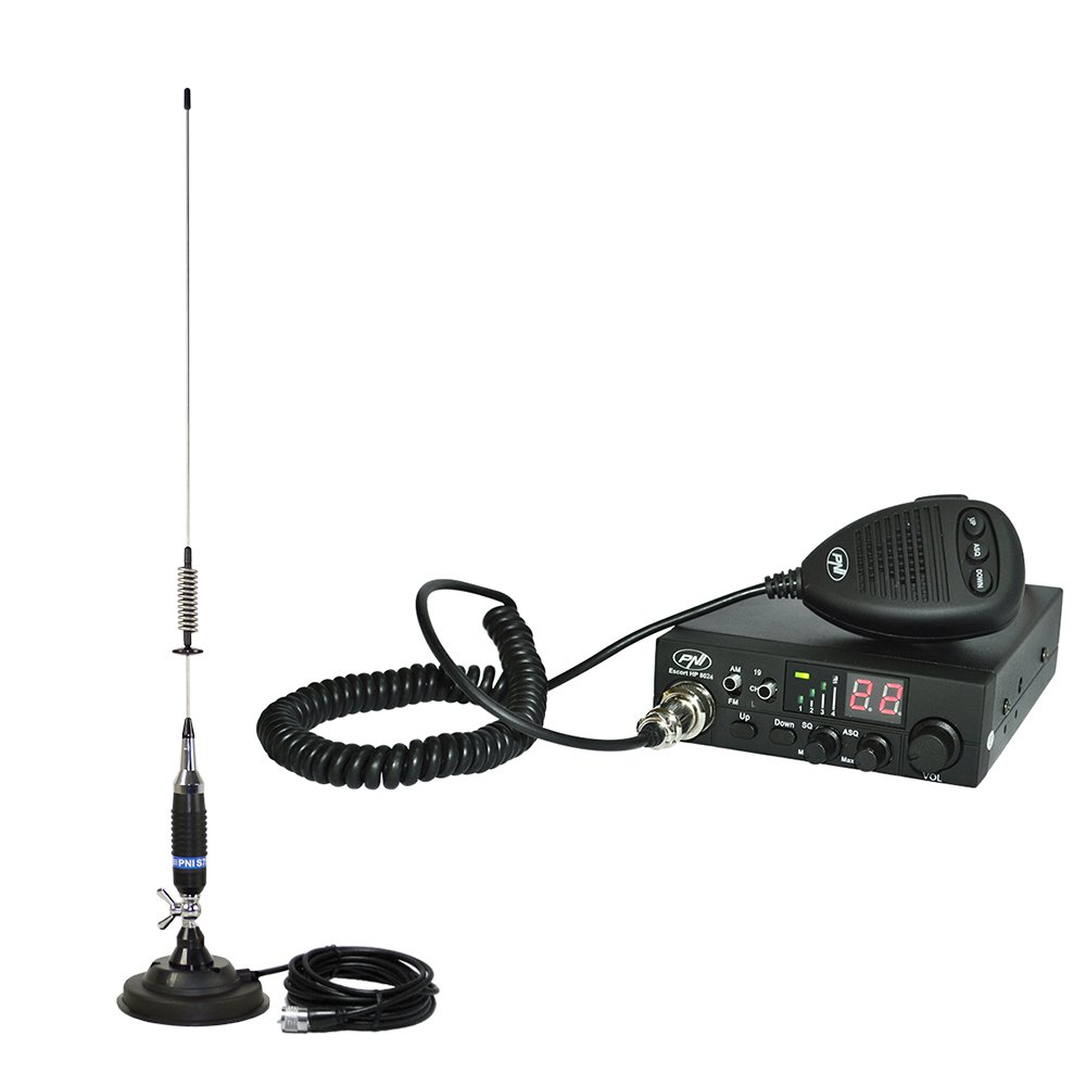 Pni Radio CB Escort Antenne HP 8024 ASQ + CB S75 mit Magnet von PNI