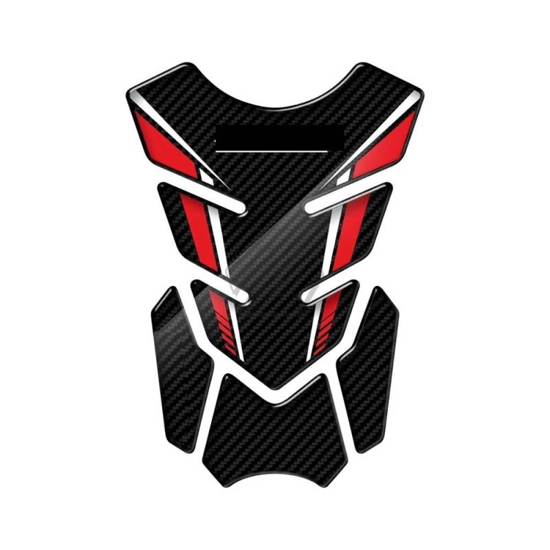 POAXSSW Traktionsseite Tankpad Carbon-Look Motorrad Tank Pad Protector Fall Für ER-6N Alle Jahr Motorrad Tankpad von POAXSSW