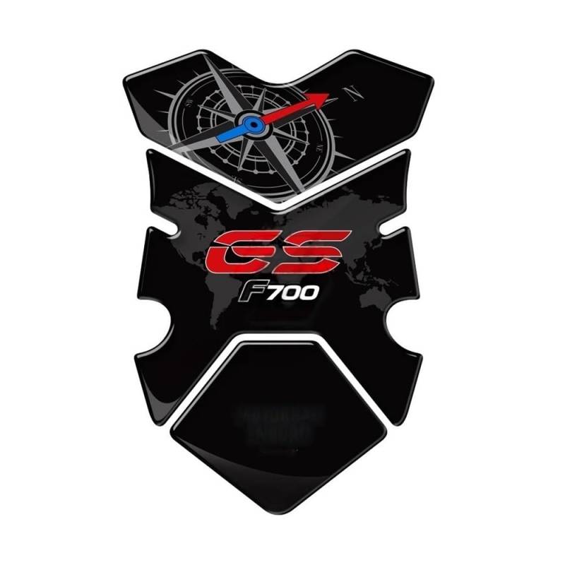 POAXSSW Traktionsseite Tankpad Für F700GS 2012-2015 Harz Motorrad Kraftstoff Gas Tank Pad Protector Aufkleber Motorrad Tankpad von POAXSSW