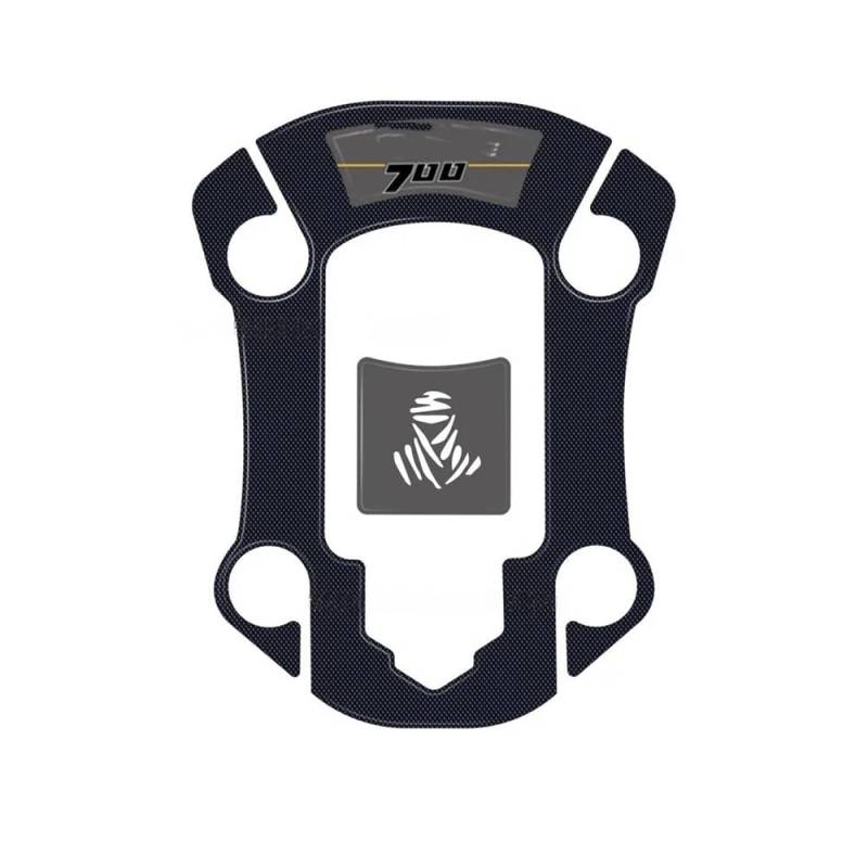 POAXSSW Traktionsseite Tankpad Für Tenere 700 2023 Motorrad-Schutz-Kit Tankpad Epoxidharz-Aufkleber Schutzaufkleber Motorrad Tankpad von POAXSSW