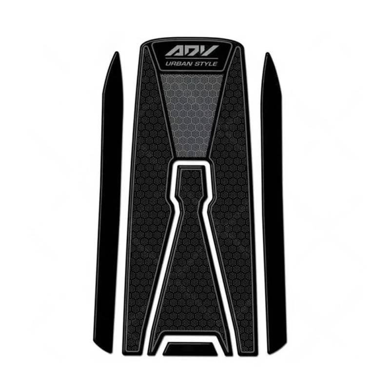 POAXSSW Traktionsseite Tankpad Motorrad Anti-Rutsch-Aufkleber Gummiaufkleber Kraftstofftank-Pad für ADV 350 2022 2023 Motorrad Tankpad von POAXSSW