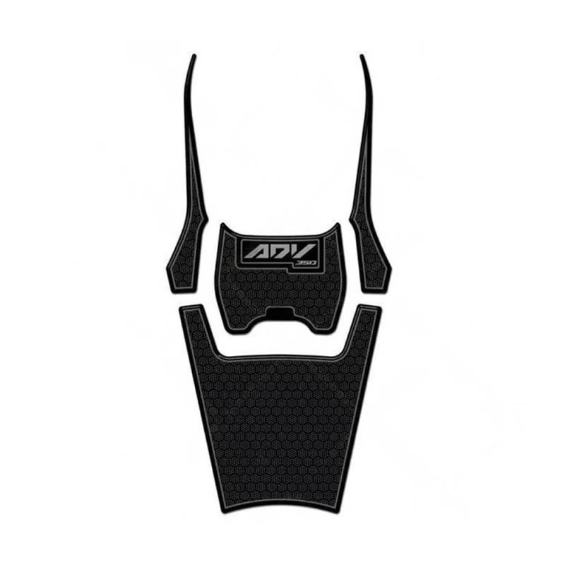 POAXSSW Traktionsseite Tankpad Motorrad Anti-Rutsch-Aufkleber Gummiaufkleber Kraftstofftank-Pad für ADV 350 2022 2023 Motorrad Tankpad von POAXSSW