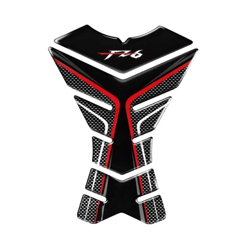 POAXSSW Traktionsseite Tankpad Motorrad Heizöl Tank Pad Protector Aufkleber Tankdeckel Abdeckung Für FZ6 FZ6S FZ6N FZS600 Für FAZER FZ6R Motorrad Tankpad von POAXSSW