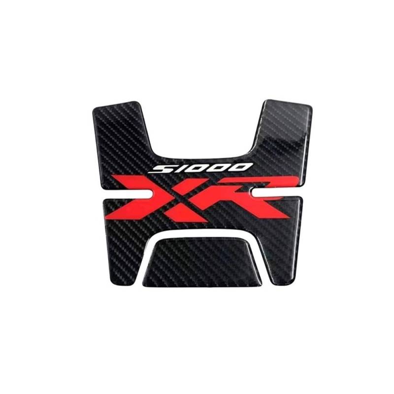 POAXSSW Traktionsseite Tankpad Motorrad Öl Tank Aufkleber Carbon Faser Aufkleber Für S1000XR Carbon Look Motorrad Tankpad von POAXSSW