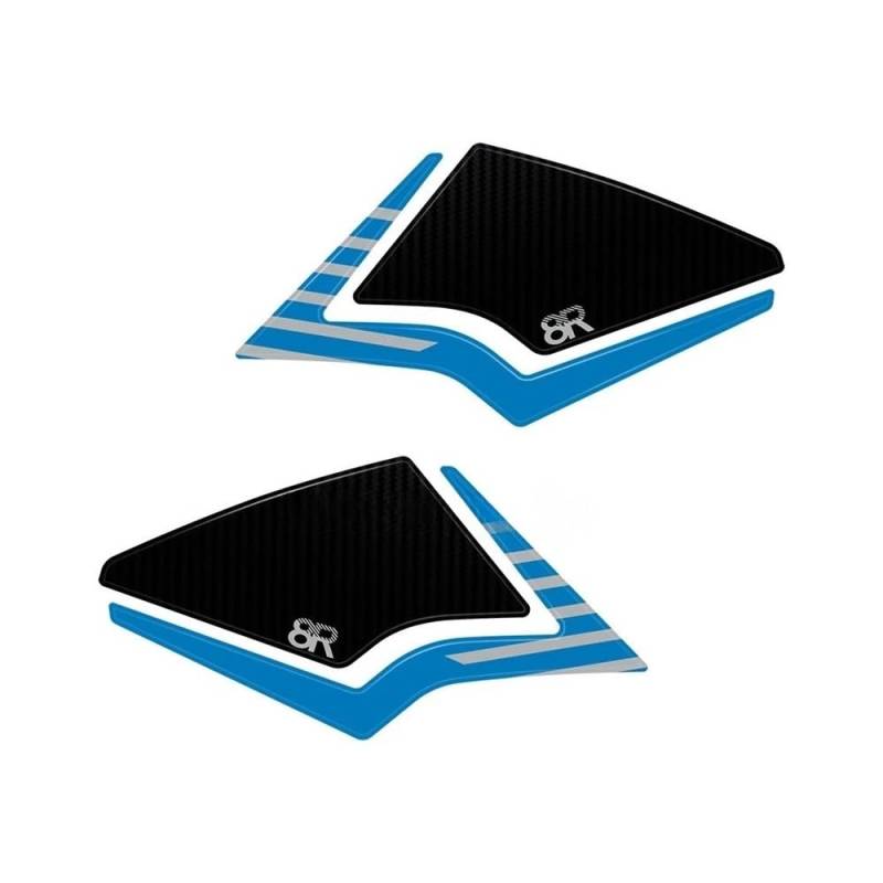 POAXSSW Traktionsseite Tankpad Tankpad Motorrad Epoxidharz Aufkleber Schutzaufkleber Kit Für GSX 8R 2024 Motorrad Tankpad von POAXSSW