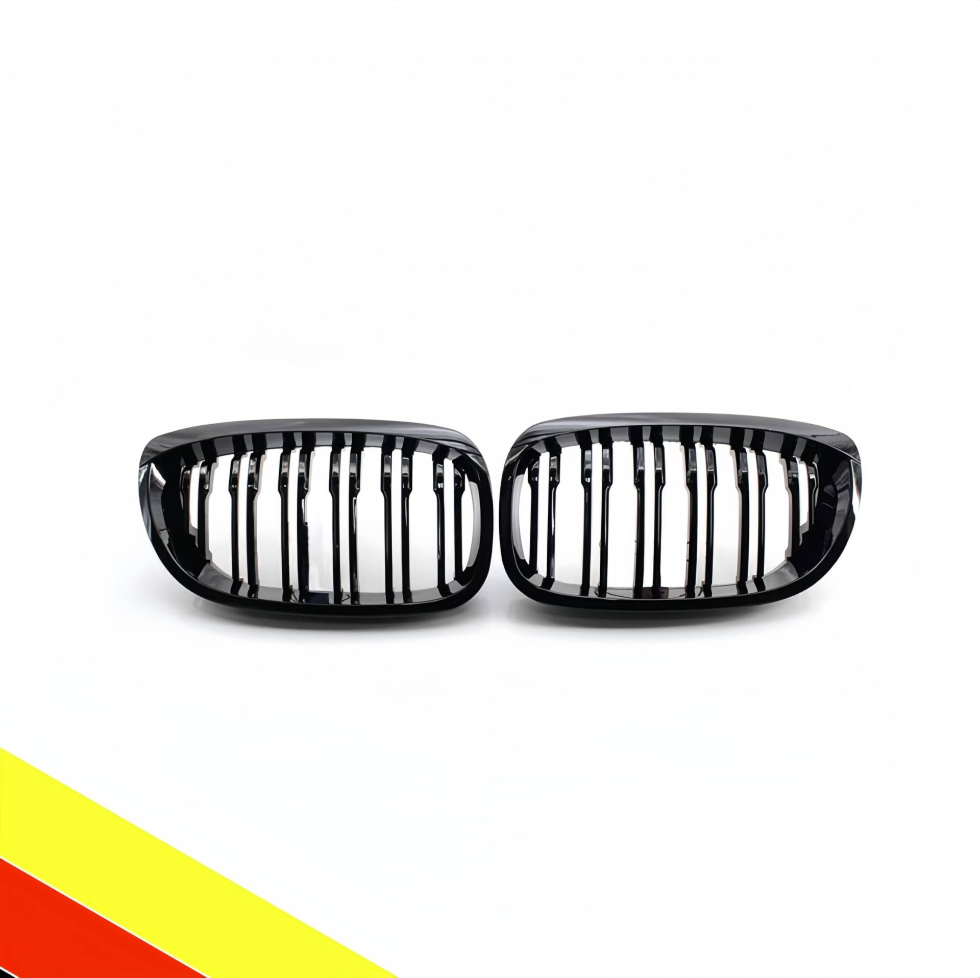 POETRYXIAO Kühlergrill Nierenschwarz glänzend Doppelbrücke für 2002–2005 3er E46 4 Türen, geeignet für Tuning POETRYXIAO Kühlergrill Nierenschwarz glänzend Doppelbrücke für 2002–2005 3er E46 4 Türen, geeignet für Tuning von POETRYXIAO